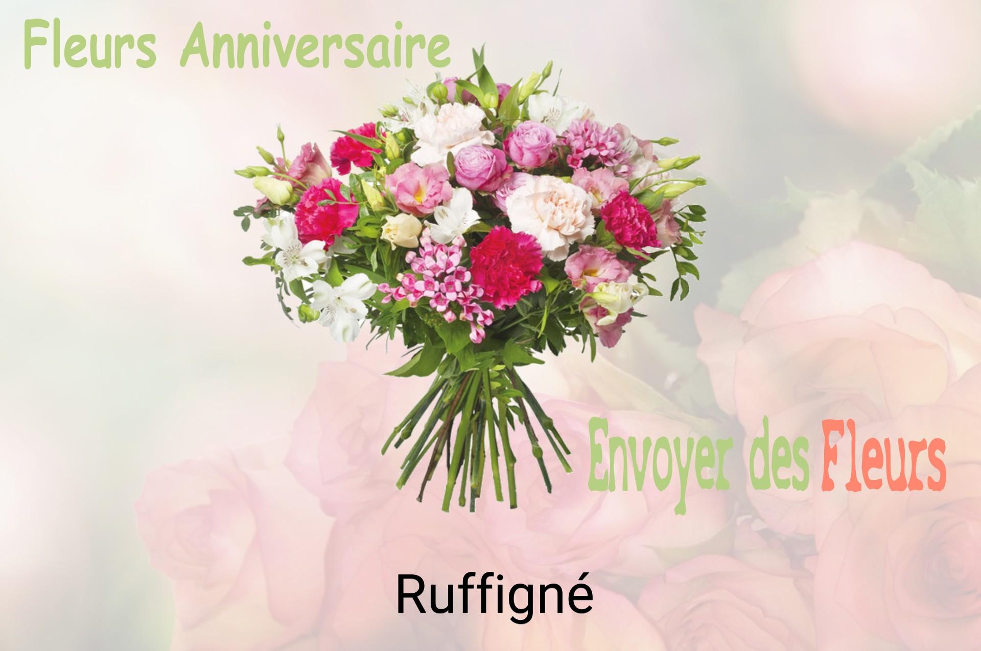 Bouquet de fleurs d’anniversaire livré à Ruffigné